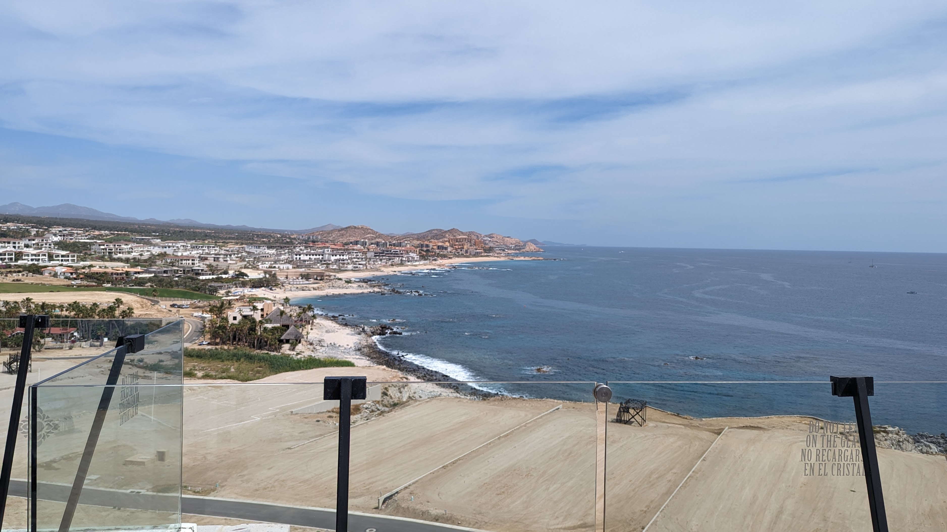 Views by the private pool